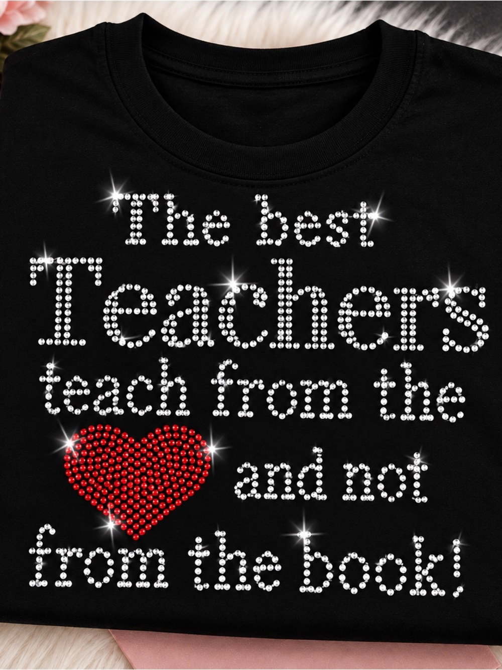 Teach from the heart Bling Tee